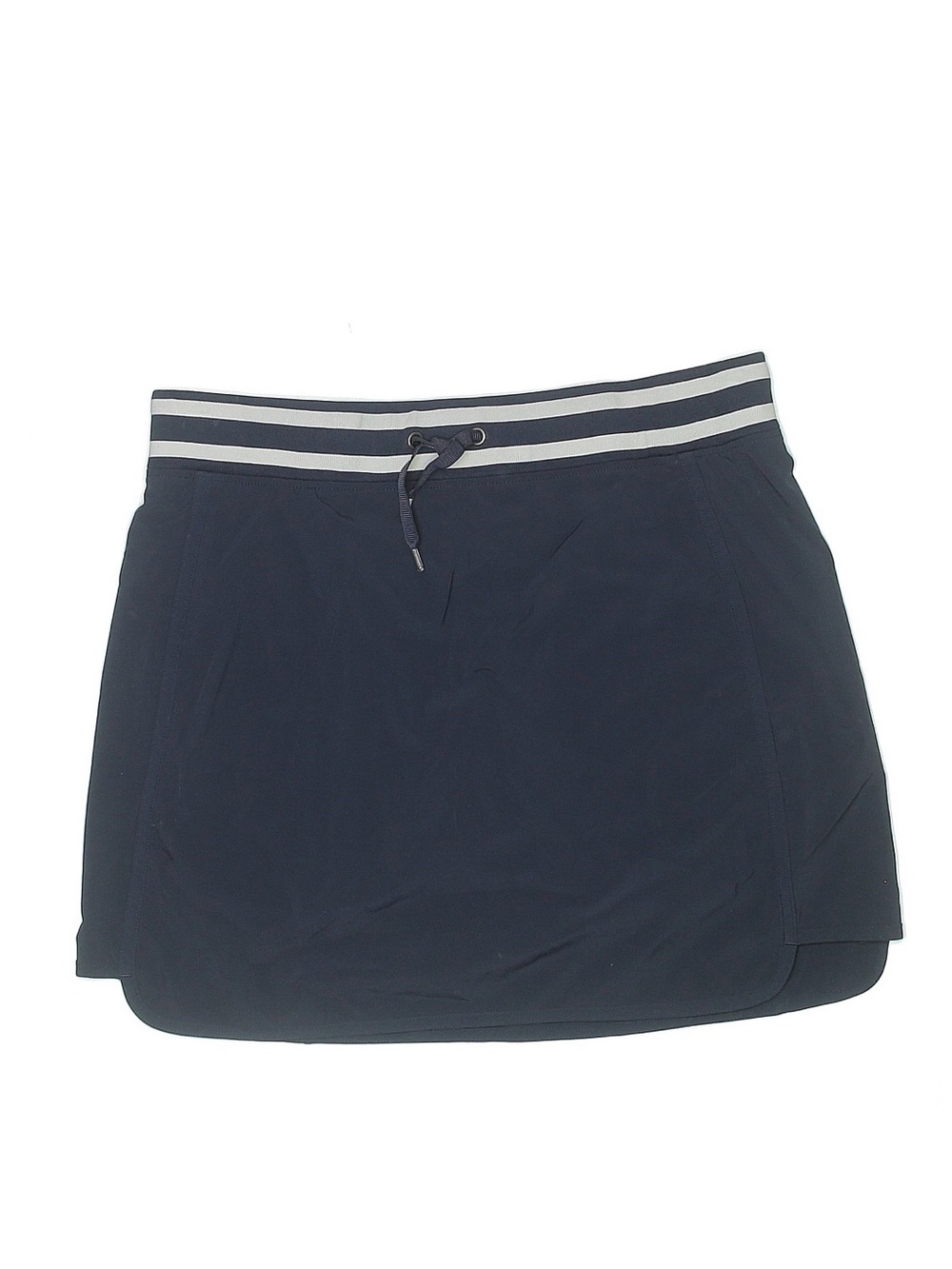 Athleta Navy Skort with Striped Waistband